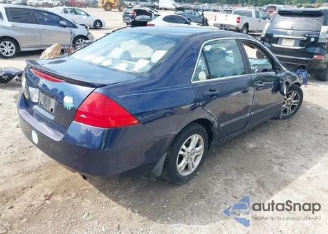 2006 Honda Accord 2.4 Ex из США, поврежденный, VIN 1HGCM56786A165561